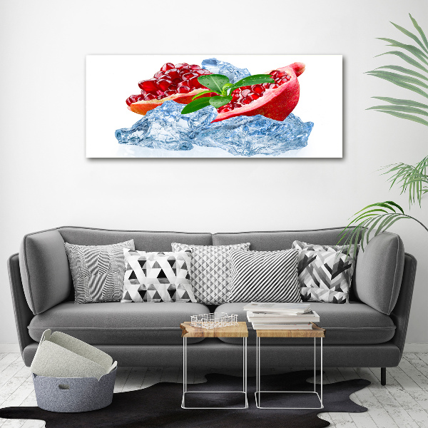 Wandbild Granatapfel mit Eis