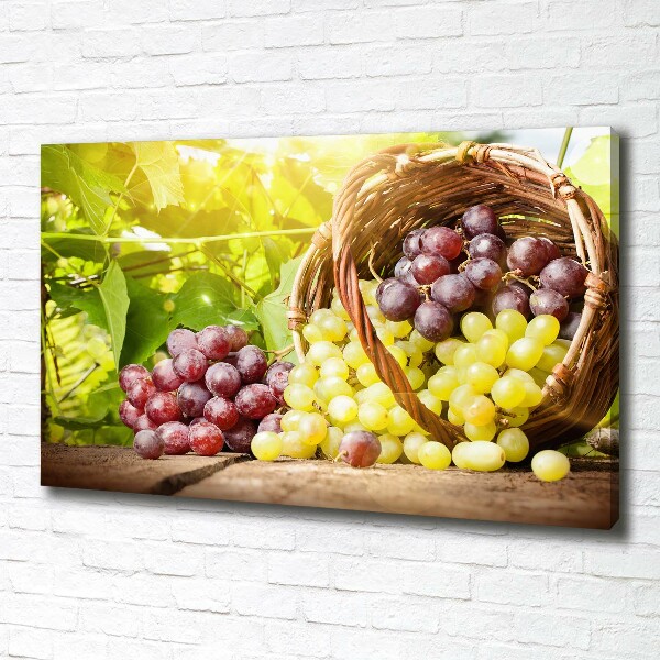 Fotobild Trauben in einem Korb