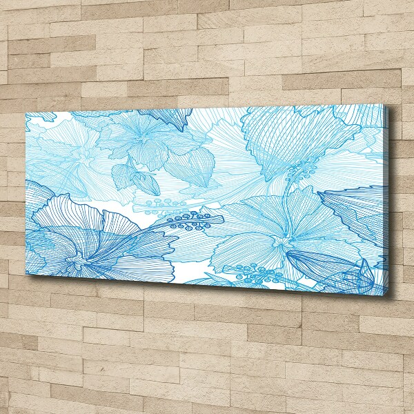 Wandbild Hawaiianische Blumen