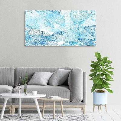 Wandbild Hawaiianische Blumen