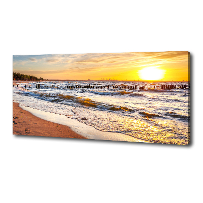 Bild auf leinwand Sunset Beach