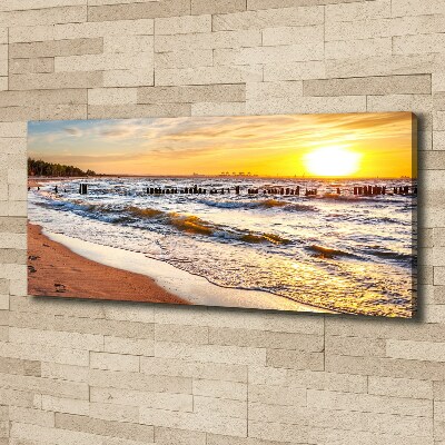Bild auf leinwand Sunset Beach