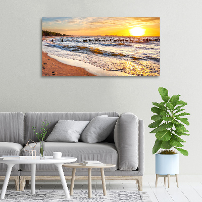 Bild auf leinwand Sunset Beach