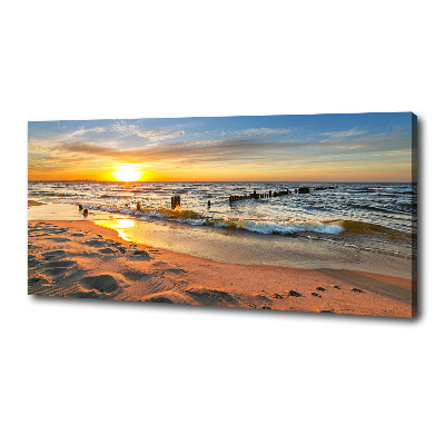 Wandbild Sunset Beach