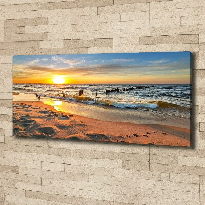 Wandbild Sunset Beach