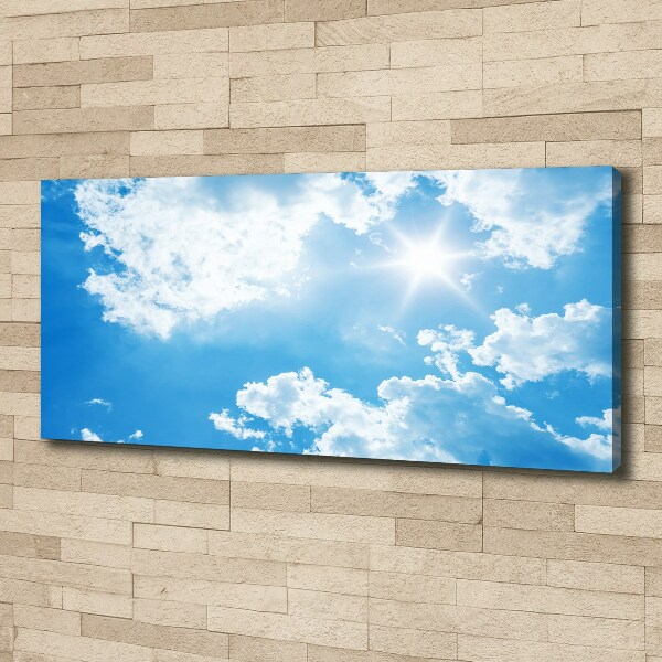 Bild auf leinwand Wolken am Himmel