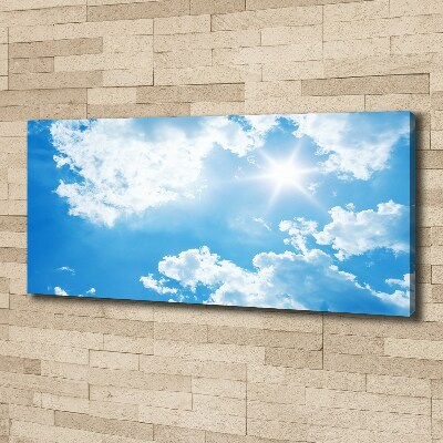 Bild auf leinwand Wolken am Himmel
