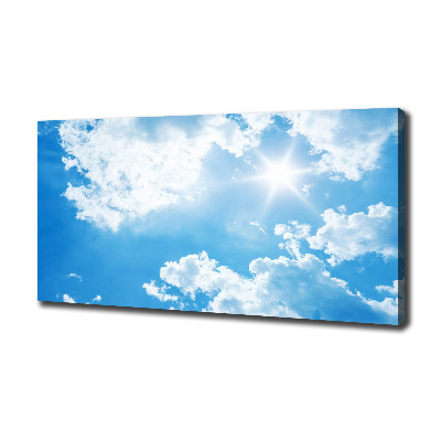 Bild auf leinwand Wolken am Himmel