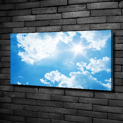 Bild auf leinwand Wolken am Himmel