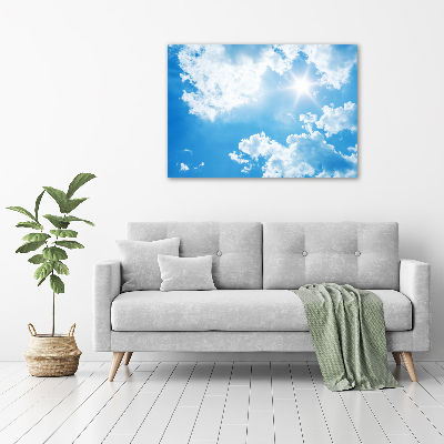 Bild auf leinwand Wolken am Himmel