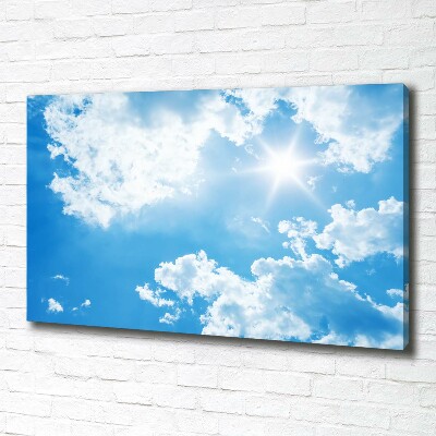 Bild auf leinwand Wolken am Himmel