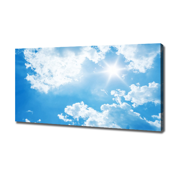 Bild auf leinwand Wolken am Himmel
