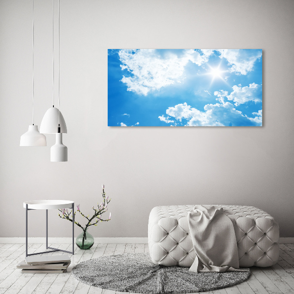 Bild auf leinwand Wolken am Himmel