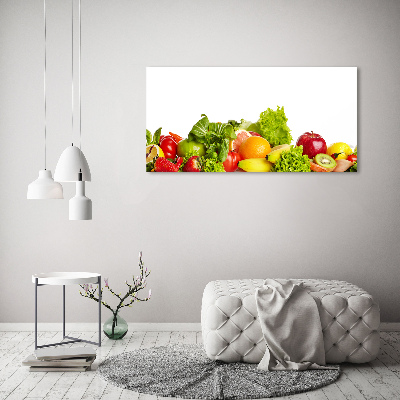 Wandbild Obst und Gemüse