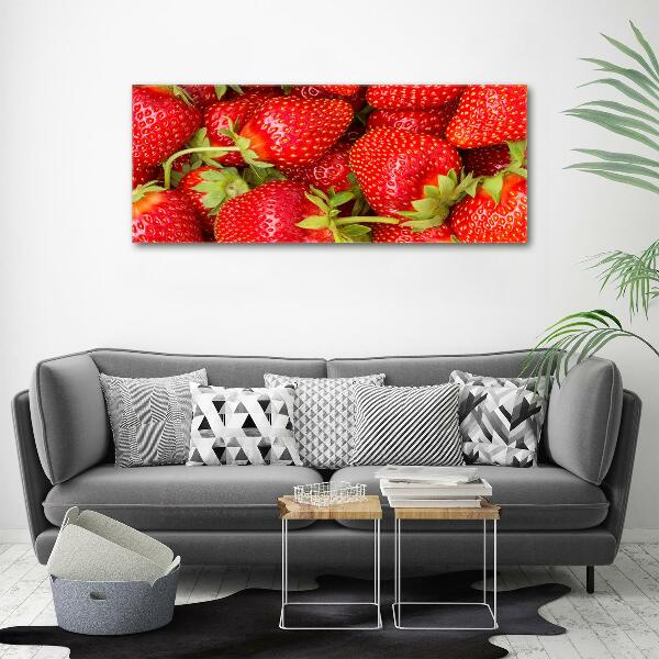 Bild auf leinwand Erdbeeren
