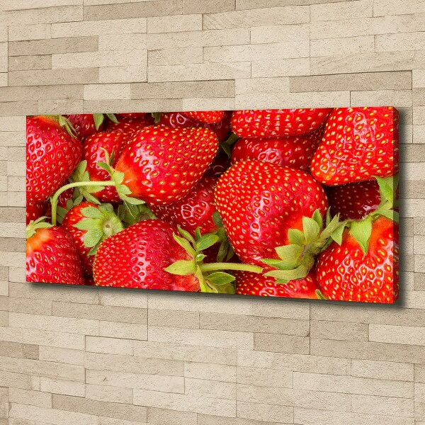 Bild auf leinwand Erdbeeren