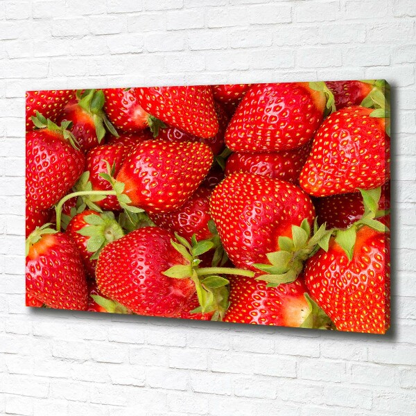 Bild auf leinwand Erdbeeren