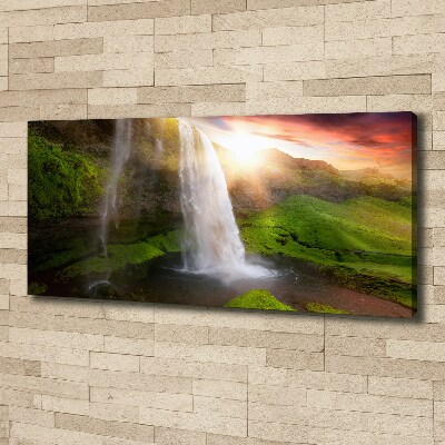 Bild auf leinwand Wasserfall