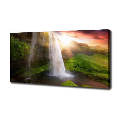 Bild auf leinwand Wasserfall