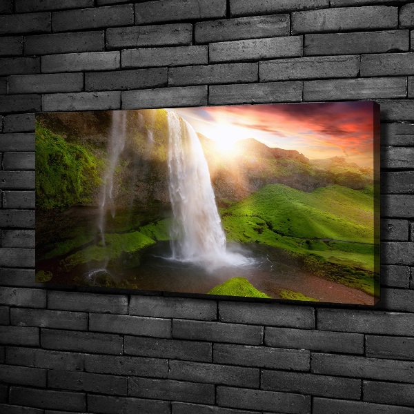 Bild auf leinwand Wasserfall