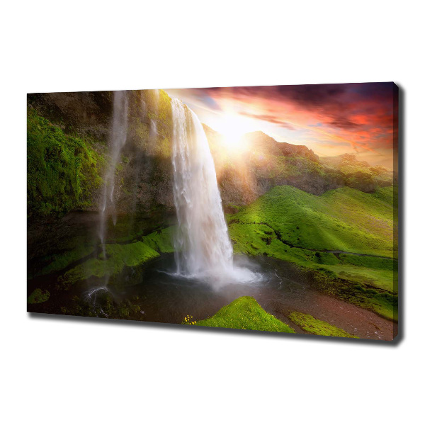 Bild auf leinwand Wasserfall