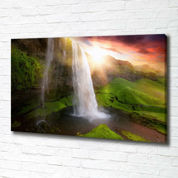 Bild auf leinwand Wasserfall
