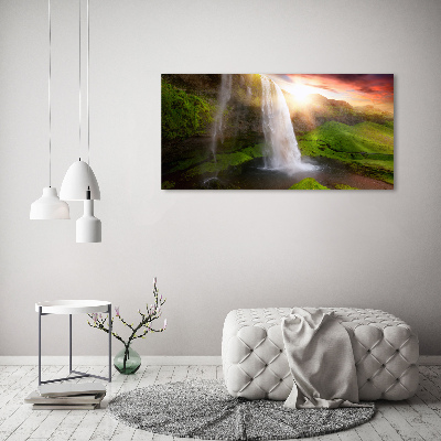 Bild auf leinwand Wasserfall