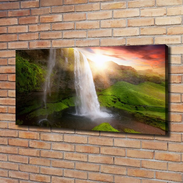 Bild auf leinwand Wasserfall
