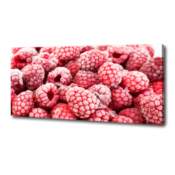 Wandbild Gefrorene Himbeeren