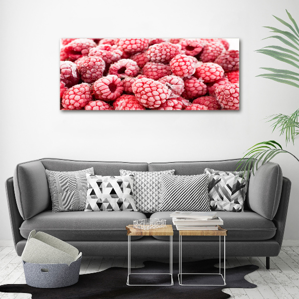 Wandbild Gefrorene Himbeeren