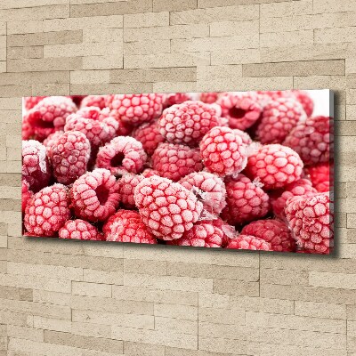 Wandbild Gefrorene Himbeeren