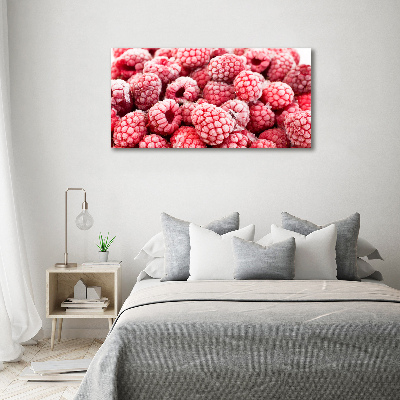 Wandbild Gefrorene Himbeeren