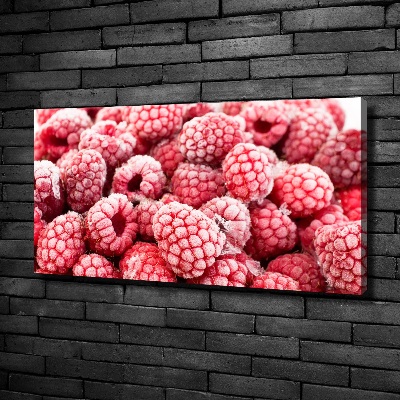 Wandbild Gefrorene Himbeeren