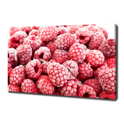 Wandbild Gefrorene Himbeeren