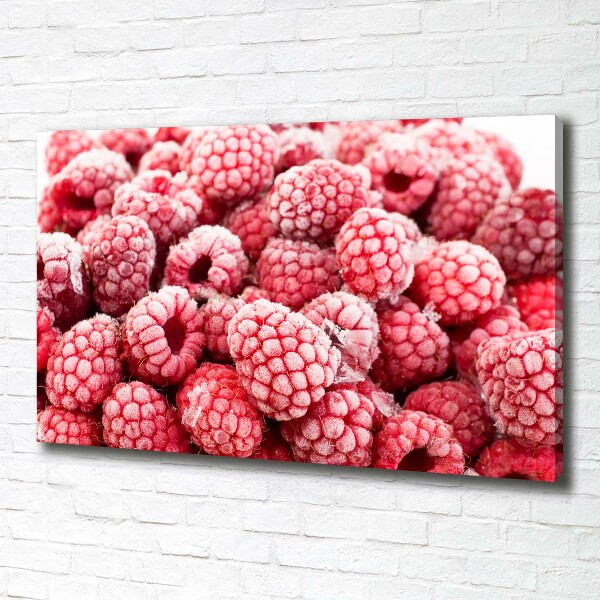 Wandbild Gefrorene Himbeeren