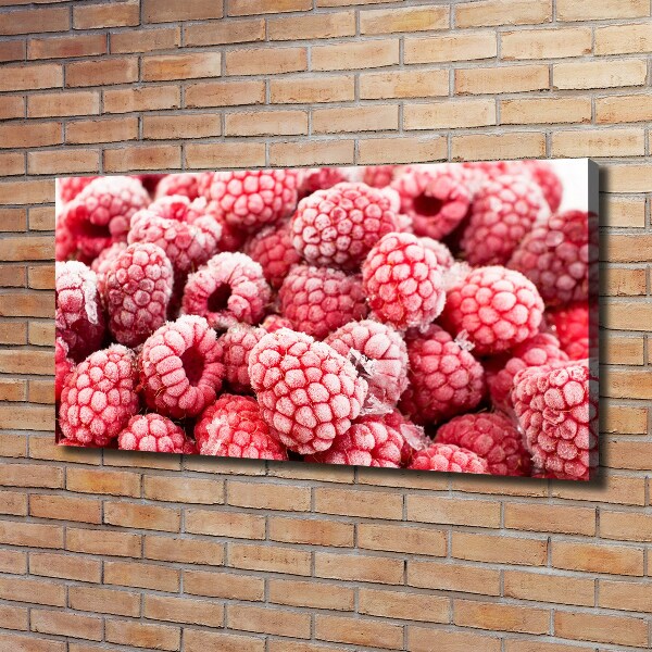 Wandbild Gefrorene Himbeeren