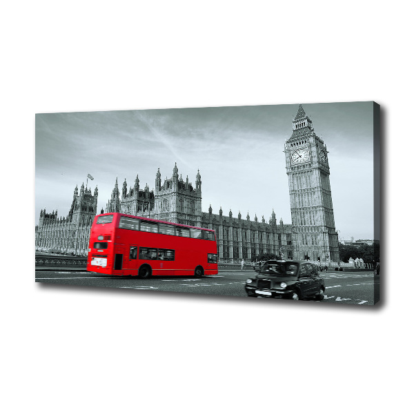 Bild auf leinwand Londoner Bus
