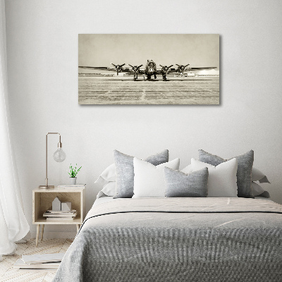 Wandbild Alter Bomber