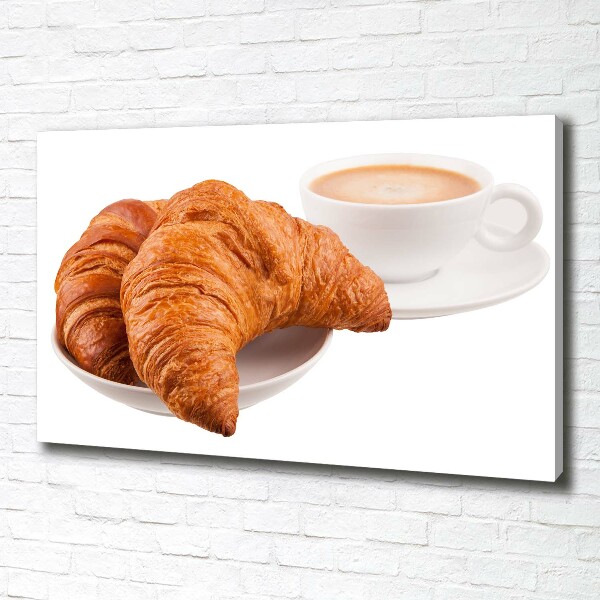 Fotobild Croissants und Kaffee