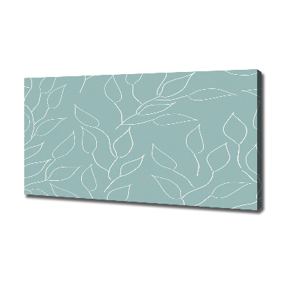 Wandbild Blättermuster