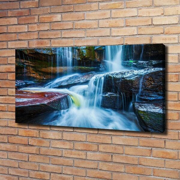 Wandbild Tropischer Wasserfall
