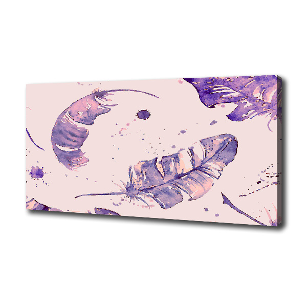 Bild auf leinwand Federn