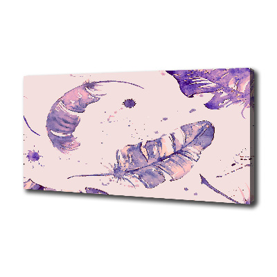 Bild auf leinwand Federn