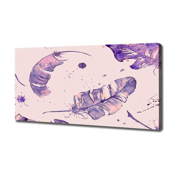 Bild auf leinwand Federn