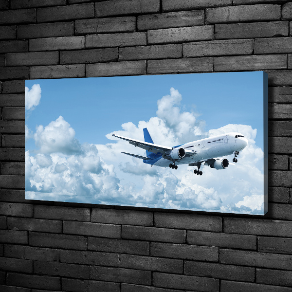 Wandbild Ein Flugzeug am Himmel