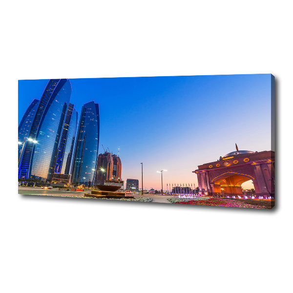 Wandbild Straßen von Abu Dhabi