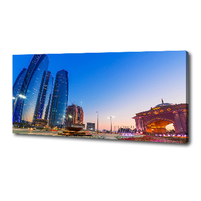 Wandbild Straßen von Abu Dhabi