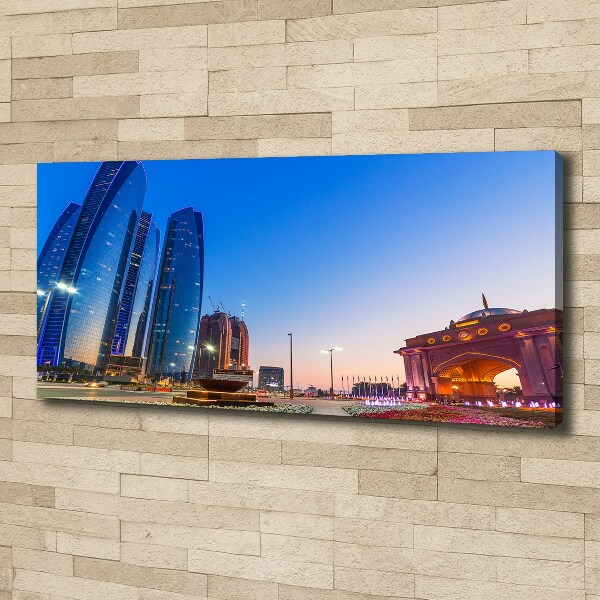 Wandbild Straßen von Abu Dhabi