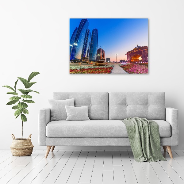 Wandbild Straßen von Abu Dhabi