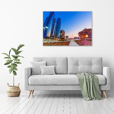 Wandbild Straßen von Abu Dhabi